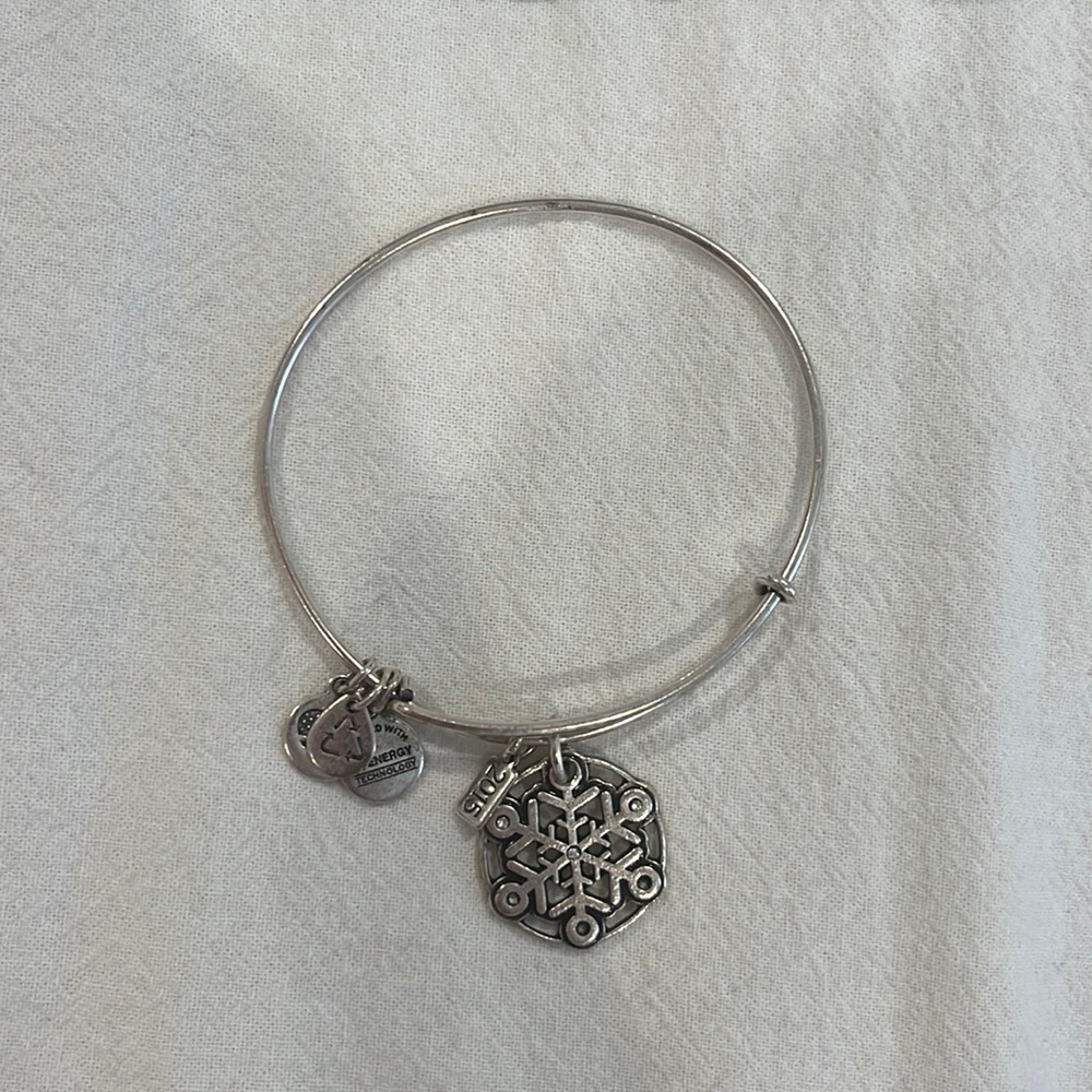 Alex and Ani silver bracelet